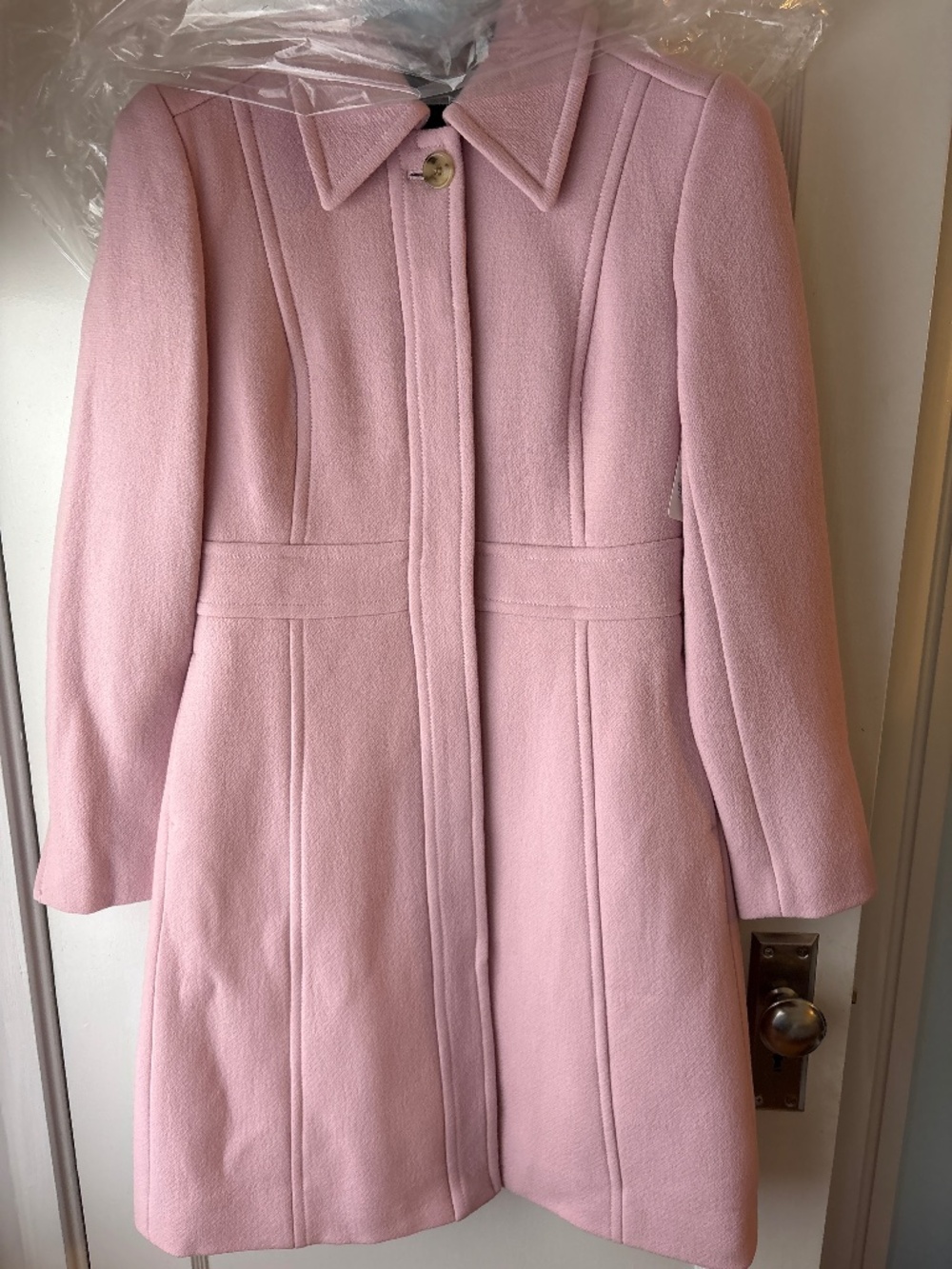 NWT J.Crew Lady Day Coat in Icy Pink Size 0